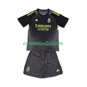 Camisolas de futebol Real Madrid Guarda Redes Criança Equipamento 3ª 2025/26 Manga Curta